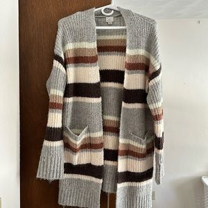 Long, soft, open sweater- a new day brand